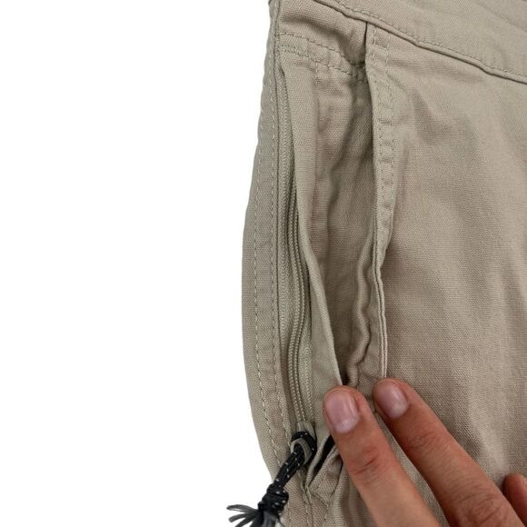 New Columbia Men Beige Pants Regular Fit Straight Lightweight Slash Pockets US34 - Picture 8 of 8